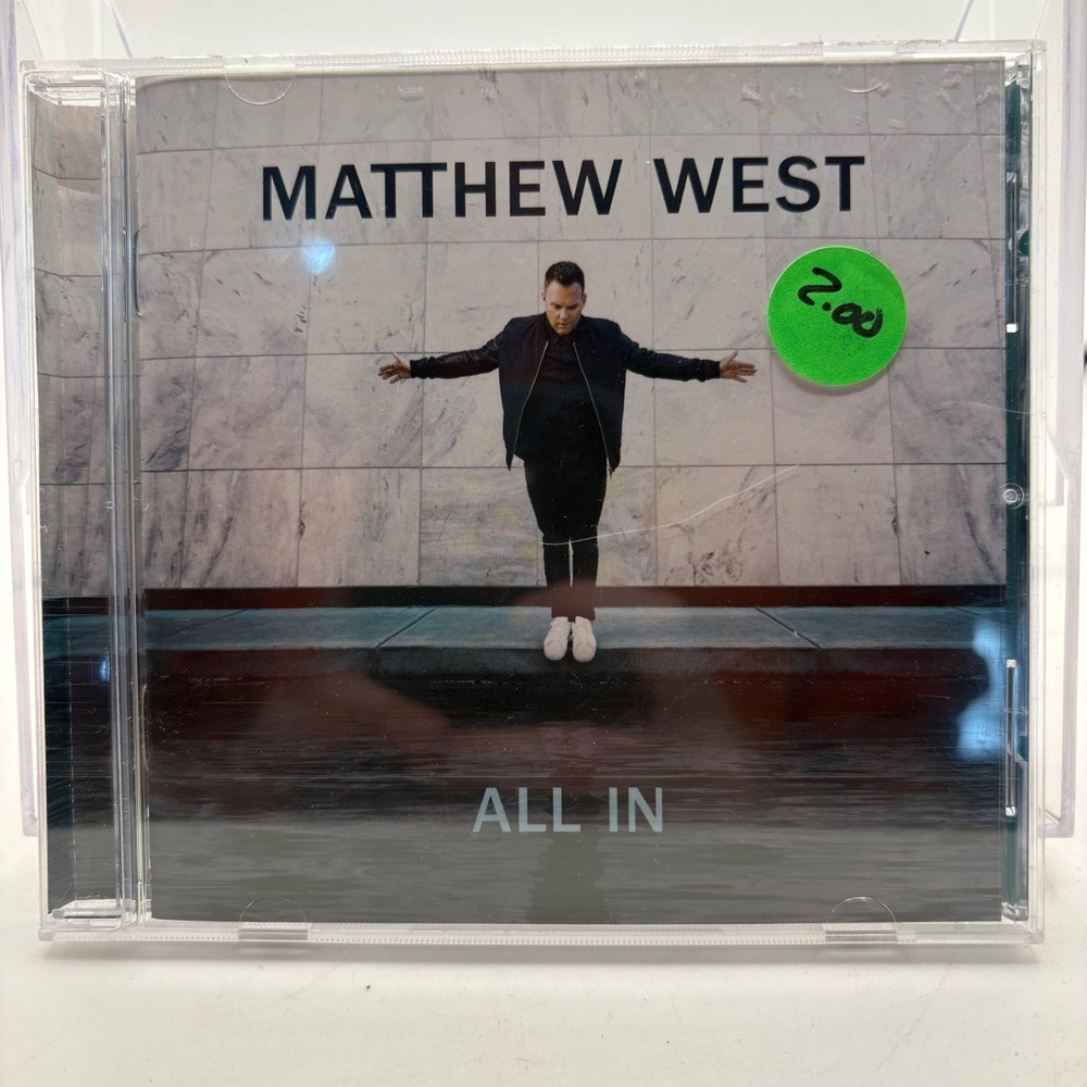 Matthew West All In CD 2017 Sparrow Records Christian Pop Contemporary Worship